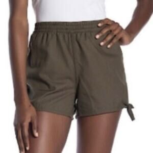 Madewell Olive Green Side Tie Pull On Shorts Size S